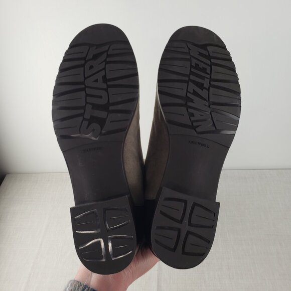 Stuart Weitzman Russell Bromley 5050 Over the Knee Boots Beige Brown Womens 6.5 - Picture 7 of 10